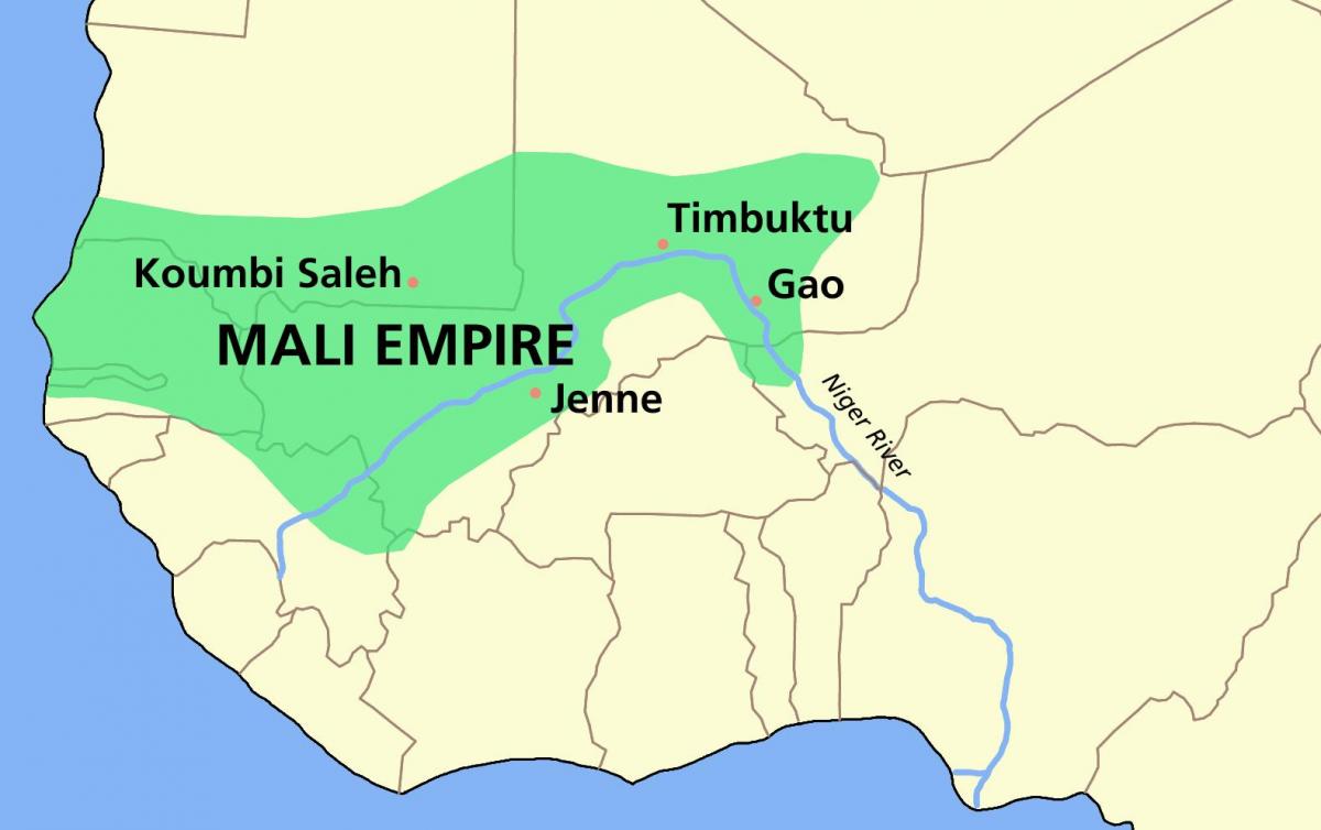 پادشاهی Mali نقشه